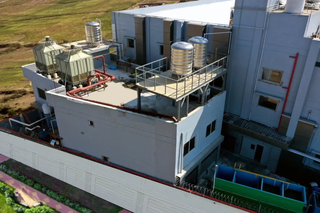 Kureasia Pharma utilities block with RO water system, distillation plant, STP & ETP facilities