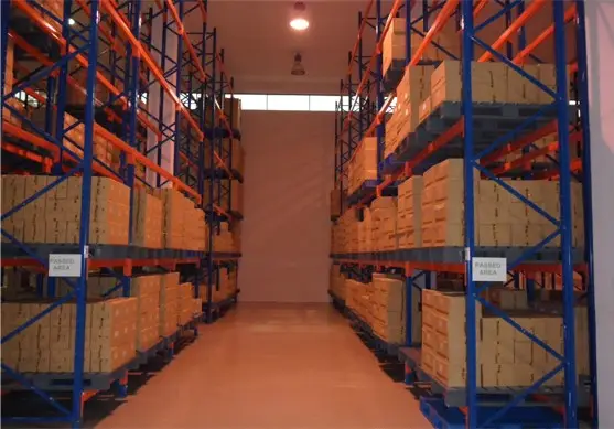 Kureasia Pharma material storage facility with dedicated cold rooms and organized inventory management