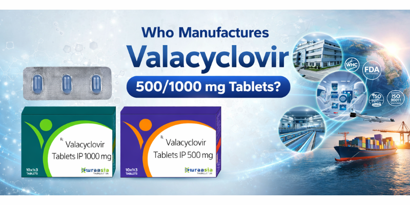 Valacyclovir 500 mg and 1000 mg tablets for antiviral treatment