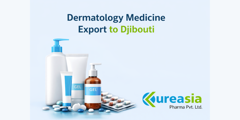 dermatology medicine export to djibouti from india