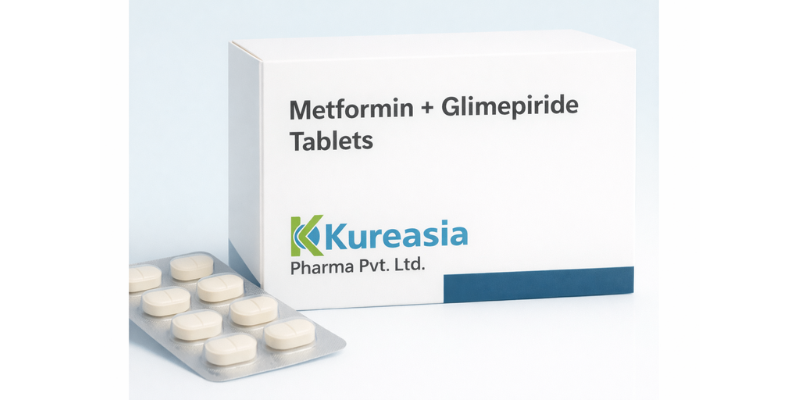 Metformin + Glimepiride tablets in Djibouti by Kreasia Pharma
