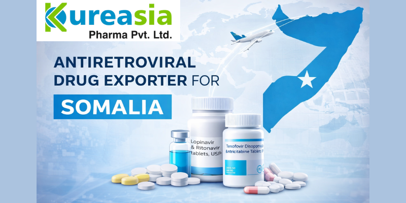Antiretroviral drugs exporter for Somalia by Kureasia Pharma