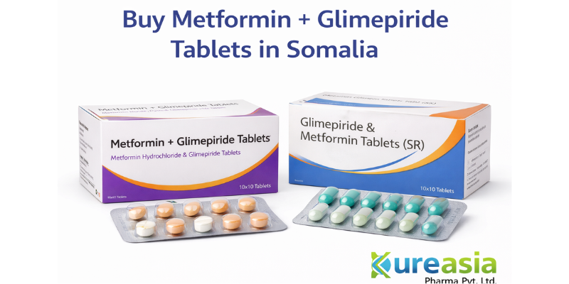 Metformin and Glimepiride tablets supply for Somalia market by Kureasia Pharma