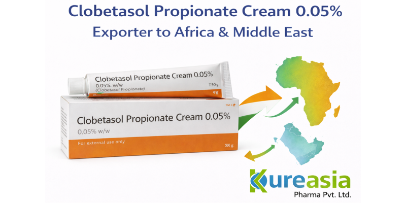 Clobetasol Propionate Cream 0.05% Exporter to Africa & Middle East