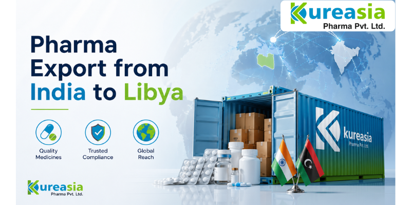 Pharma export from India to Libya by Kureasia Pharma with global supply solutions