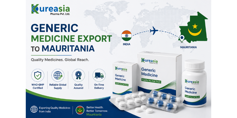 Generic medicine export to Mauritania by Kureasia Pharma