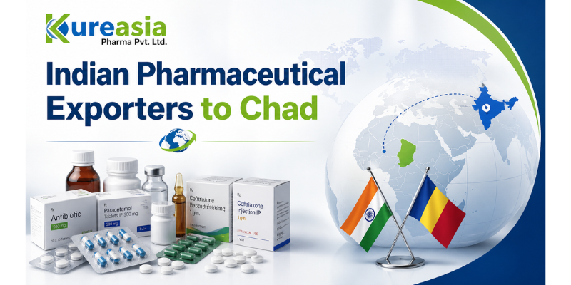 Indian pharmaceutical exporters to Chad by Kureasia Pharma with global export and contract manufacturing facilityIndian pharmaceutical exporters to Chad by Kureasia Pharma with global export and contract manufacturing facility