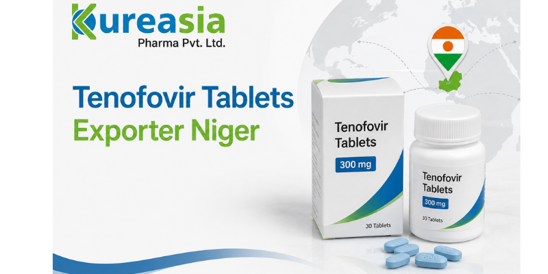 Tenofovir tablets exporter to Niger by Kureasia Pharma