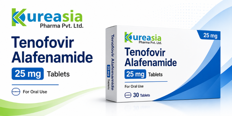 Tenofovir Alafenamide 25 mg Tablets by Kureasia Pharma