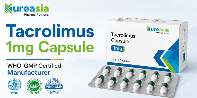 Tacrolimus capsules exporter from India to Somalia for pharmaceutical supply