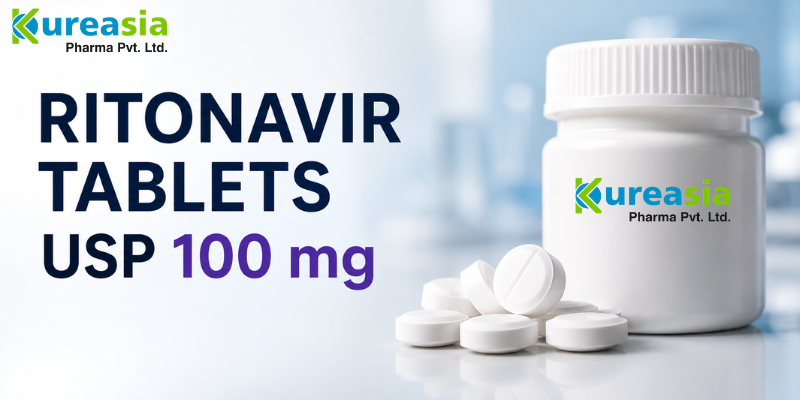 Ritonavir Tablets USP 100 mg manufacturer by Kureasia Pharma