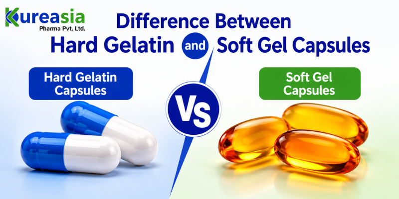 Pharmaceutical capsule manufacturing process for hard and soft gel capsules