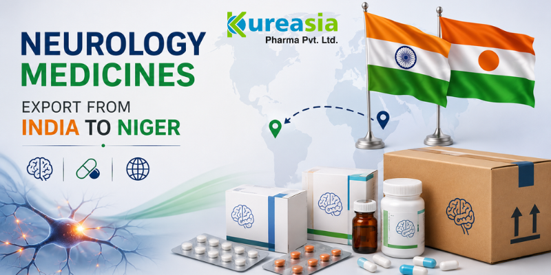 Neurology medicines export from India to Niger by Kureasia Pharma