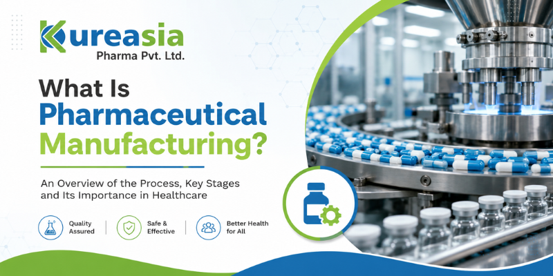 Pharmaceutical manufacturing process for medicine production